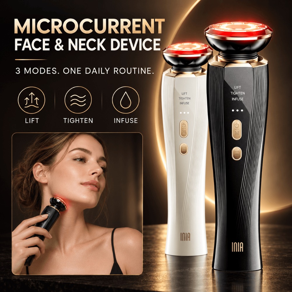 Skincare Glowing - Dispositivo facial de microcorriente con 3