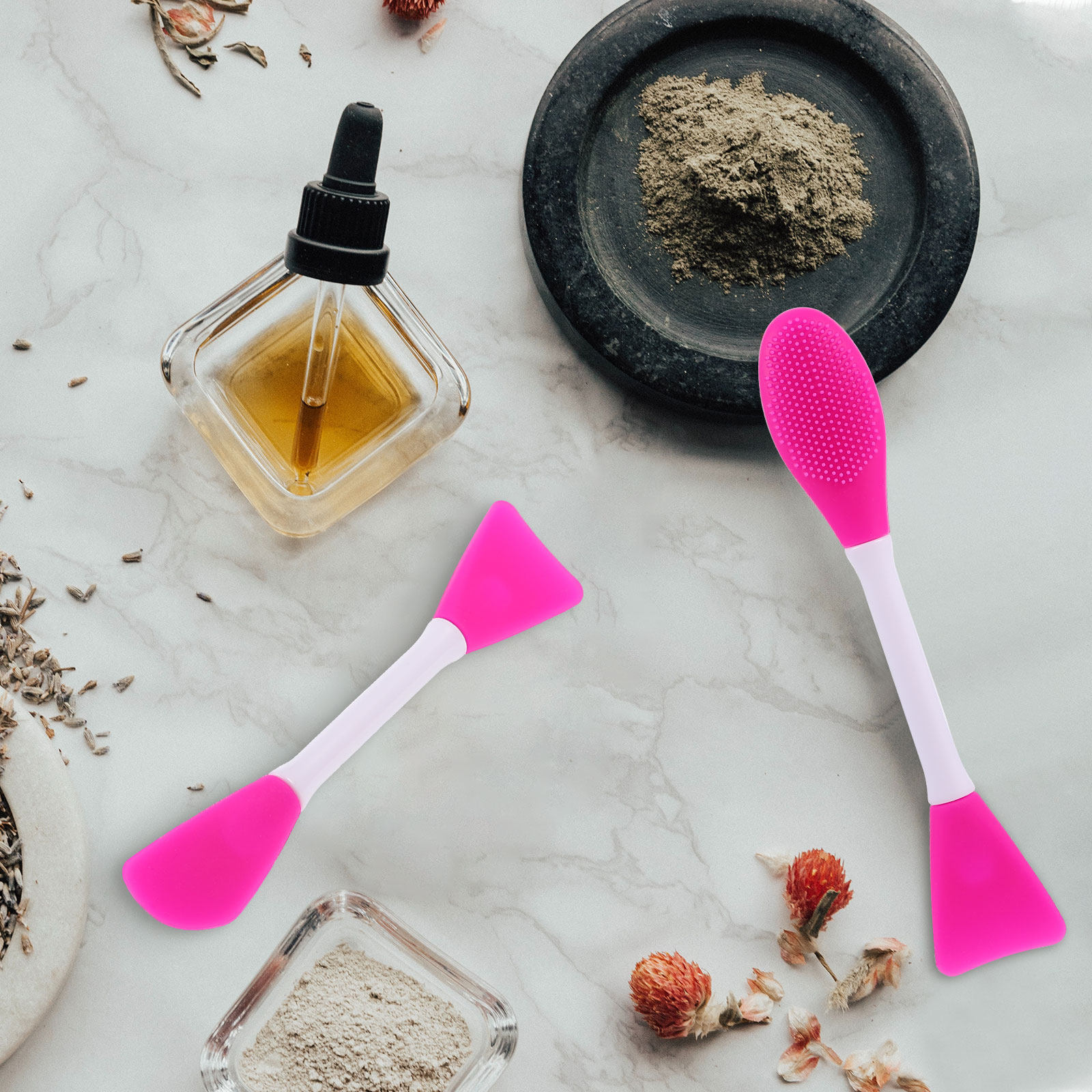 Set de brochas de silicona par - Face Mask Skincare reseña y precio