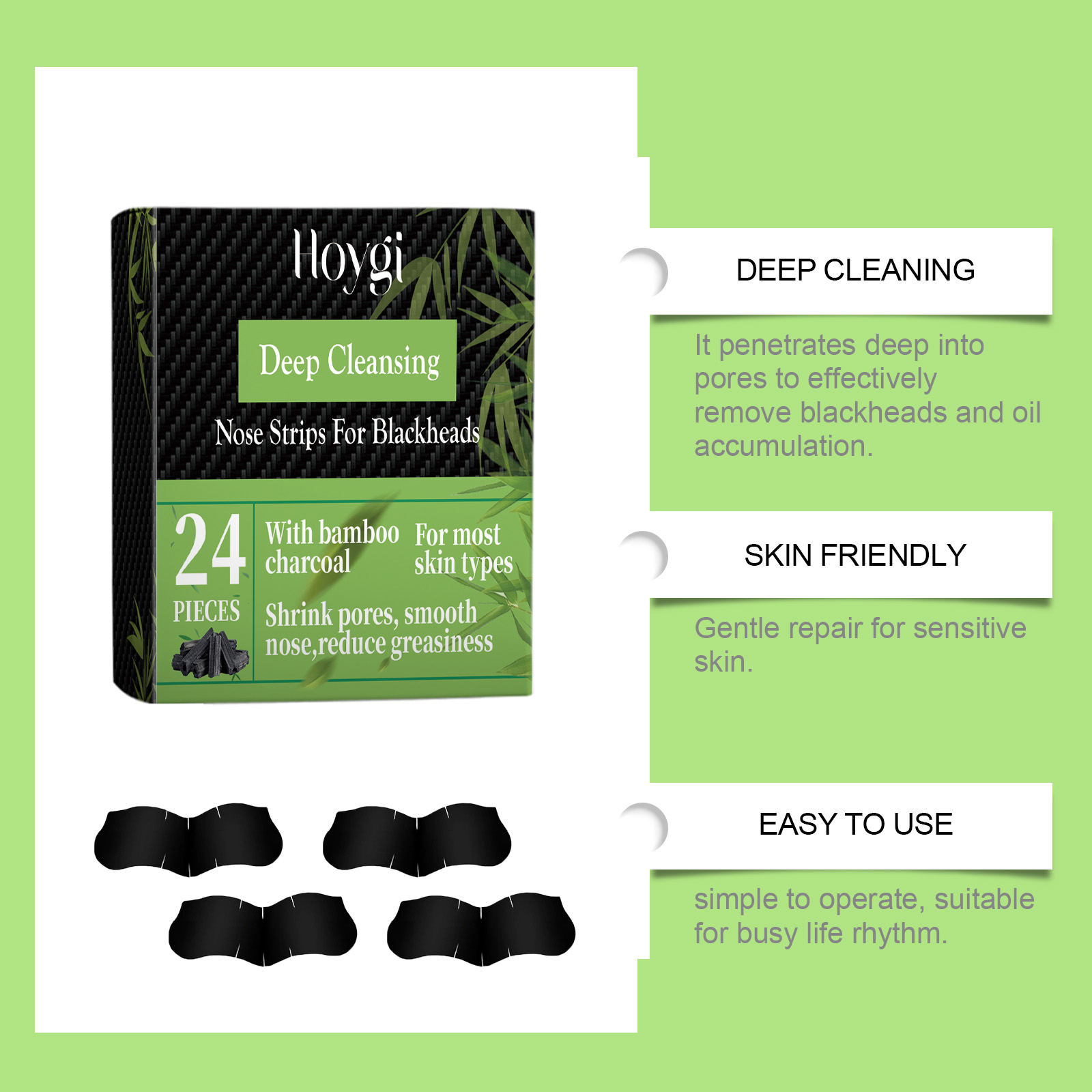 Tiras Nasales de Carbón de Bam - Skincare China reseña y precio