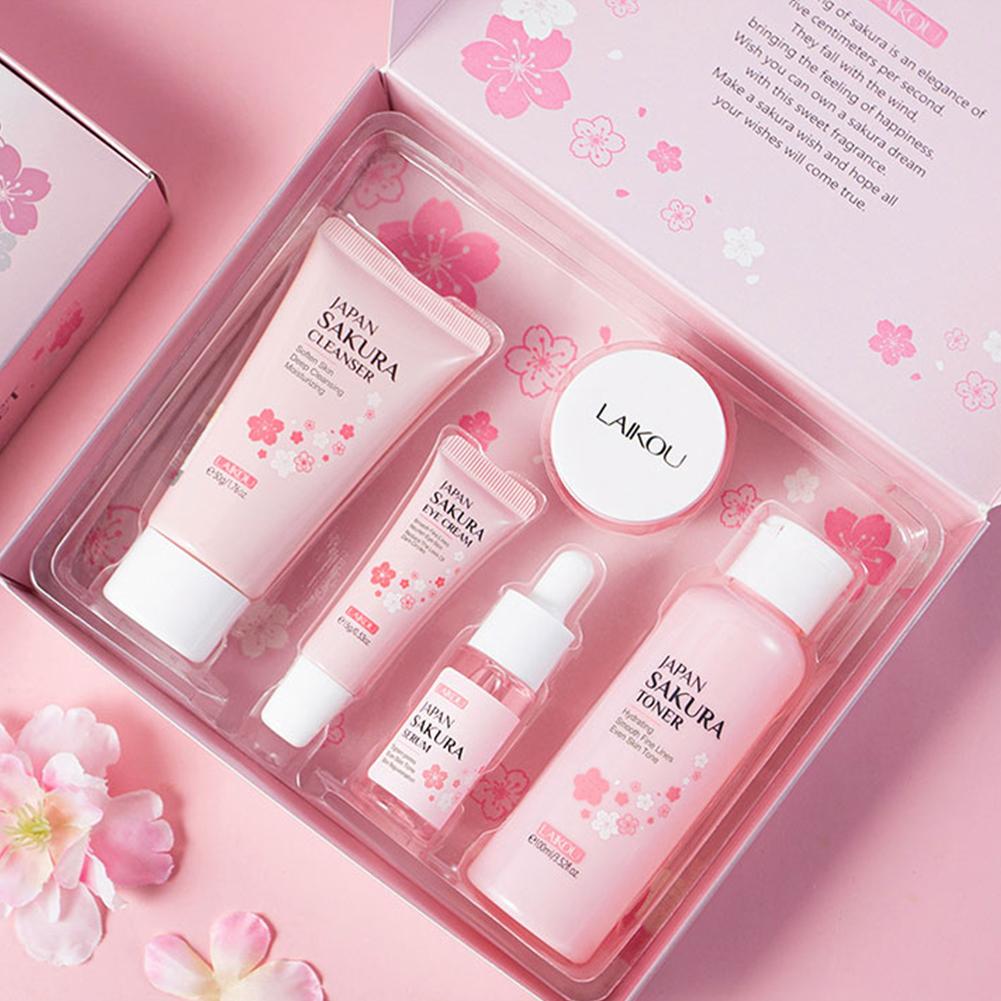 LAIKOU Japón Sakura conjunto p - Skincare Glowing reseña y precio