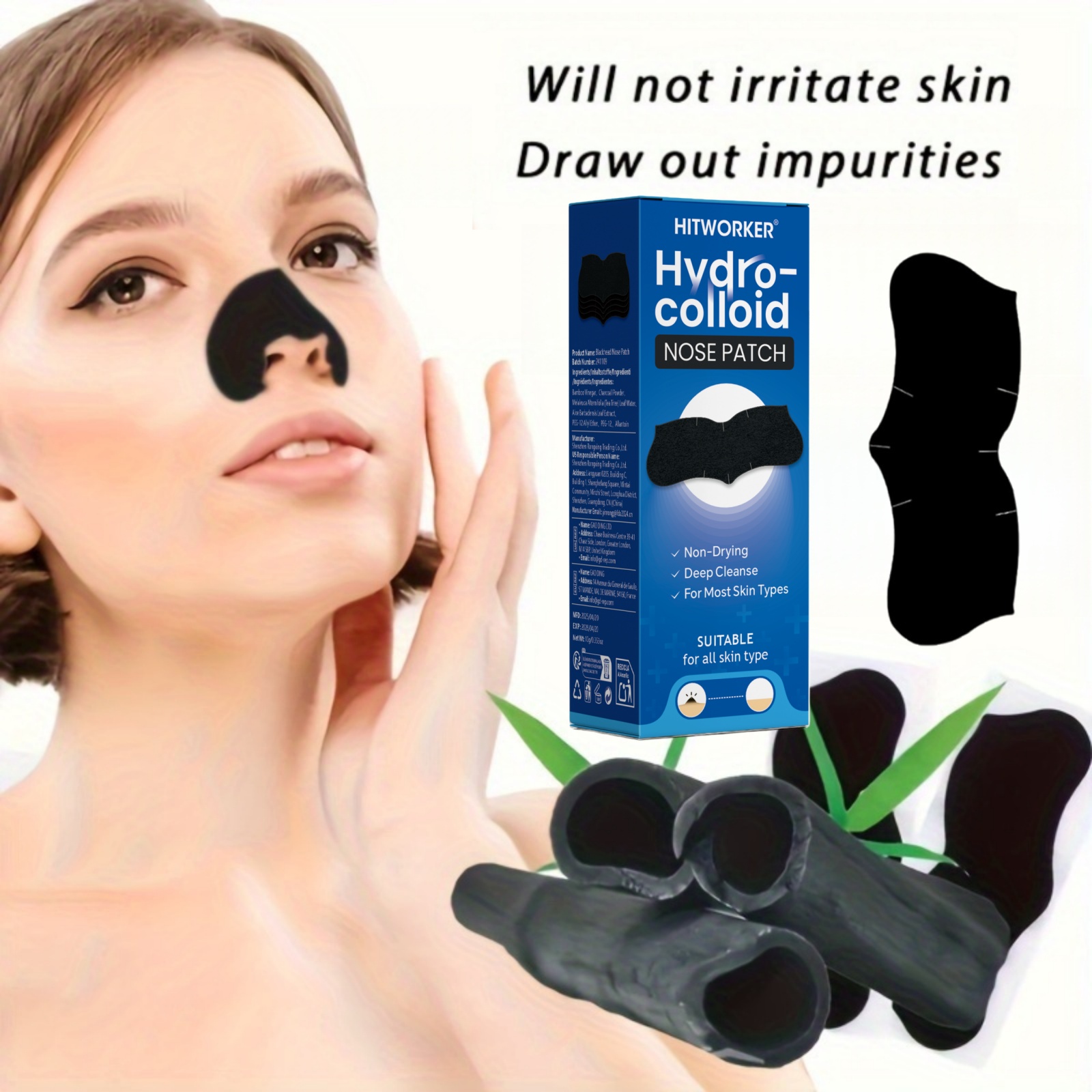 Tiras de limpieza de poros par - Skincare Glowing reseña y precio