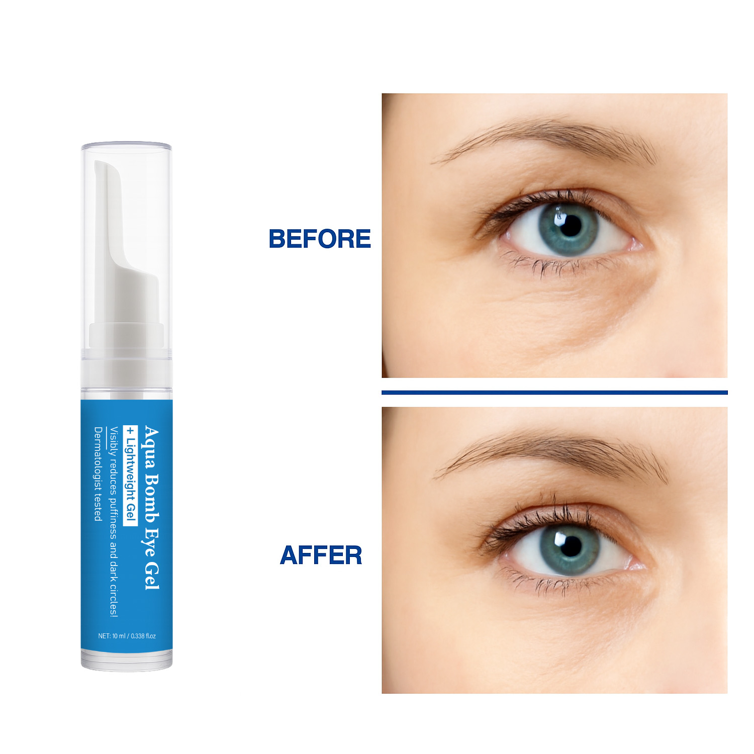 Gel Ocular Refrescante Aqua co - Vitamin C Serum reseña y precio